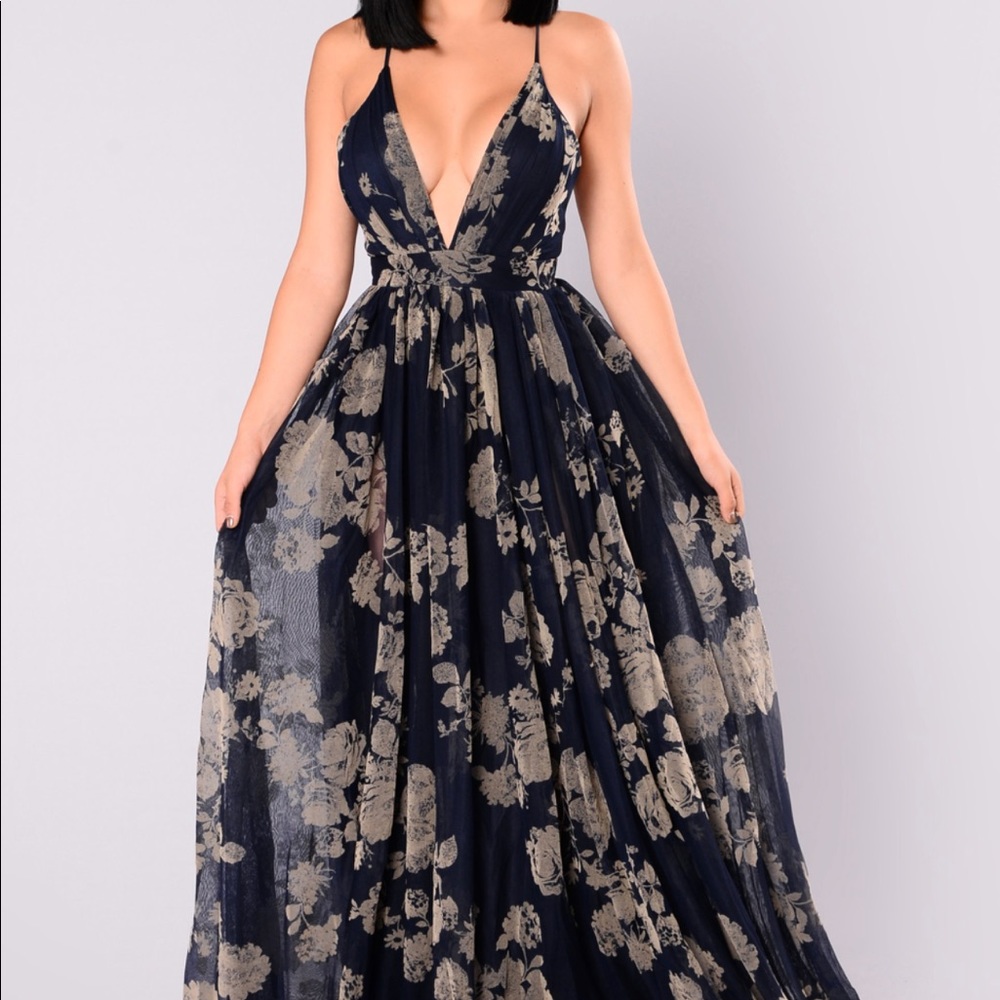 Long Floral Dress